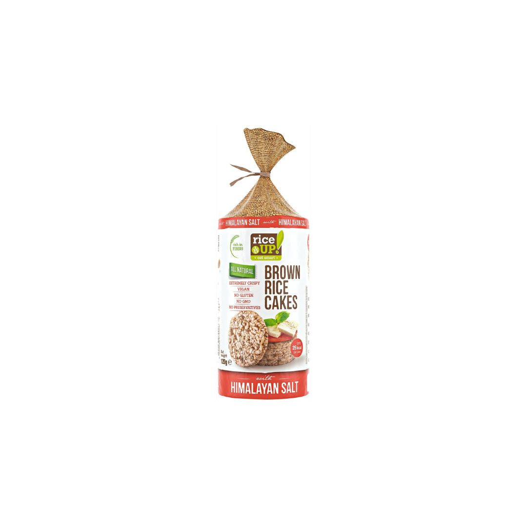 RICE UP Ρυζογκοφρέτες με Αλάτι Ιμαλαϊων Ολικής Άλεσης Χωρίς γλουτένη 120gr