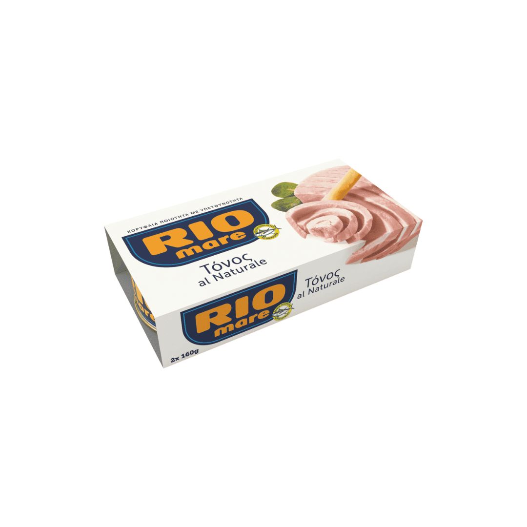 Τόνος σε Νερό (NATURAL) RIO MARE, (2x160gr)