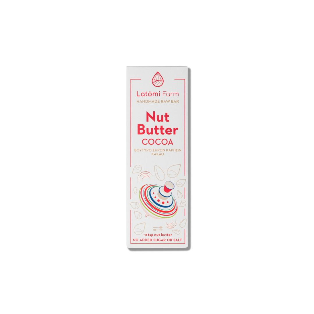 Raw Energy Bar Βούτυρο Ξηρών Καρπών & Κακάο, 50gr