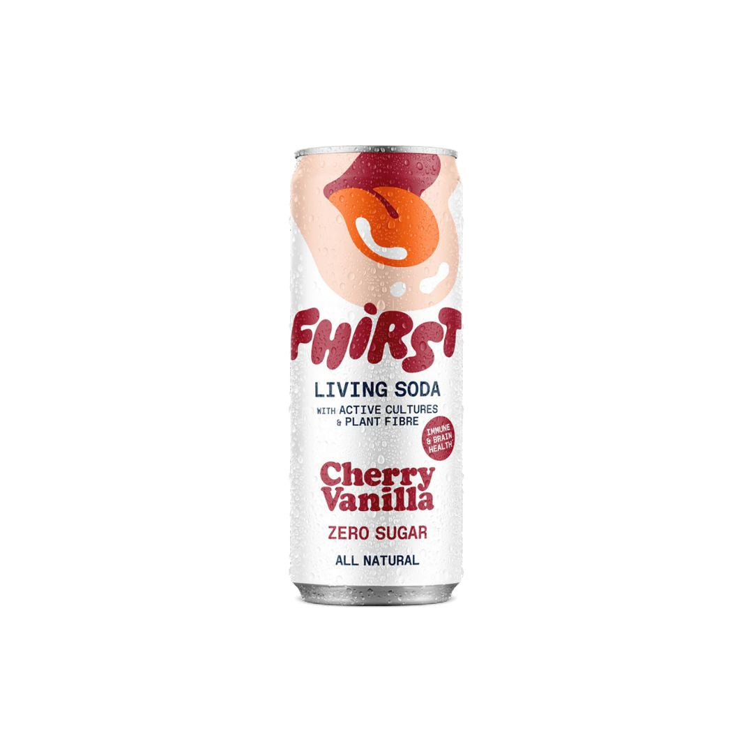 Σόδα με Γεύση Βανίλια Κεράσι & Προβιοτικά 330mL Fhirst