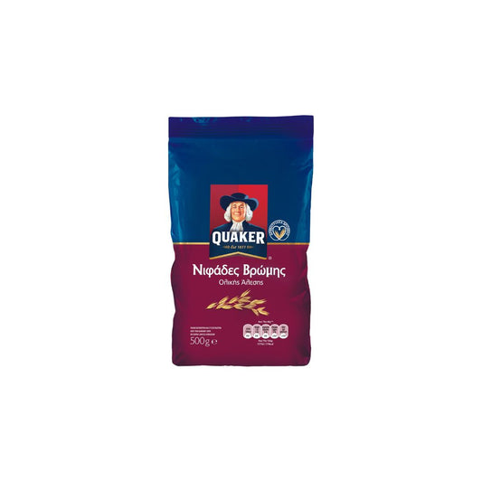 Νιφάδες Βρώμης Ολικής Άλεσης QUAKER, 500g