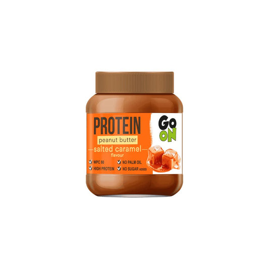 Φυστικοβούτυρο Απαλό Salted Caramel Με Έξτρα Πρωτεΐνη 350gr Go On Nutrition